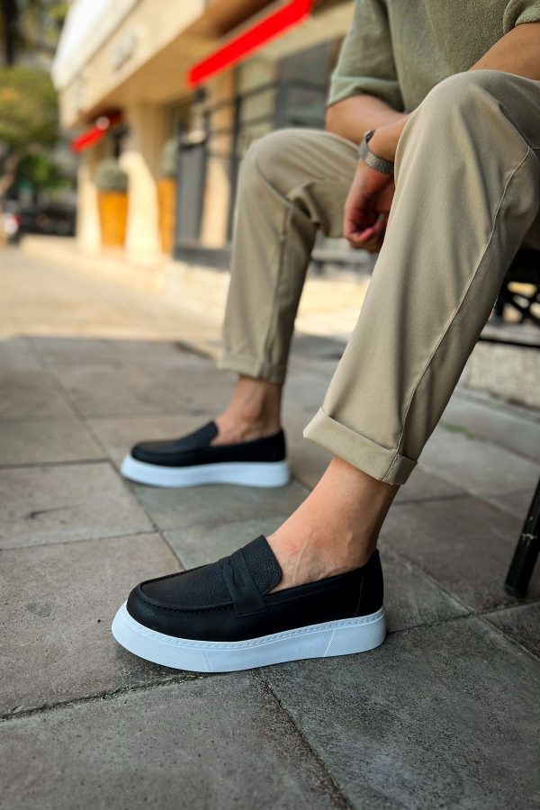 Solaress CH421 Erkek Loafer Ayakkabı Siyah BT