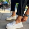 Solaress CH421 Erkek Loafer Ayakkabı Beyaz