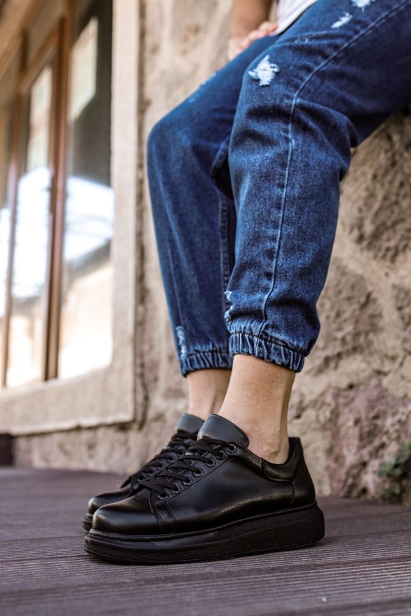 0025061_ch257-cst-estrella-erkek-ayakkabi-siyah Solaress CH257 Erkek Sneaker Siyah