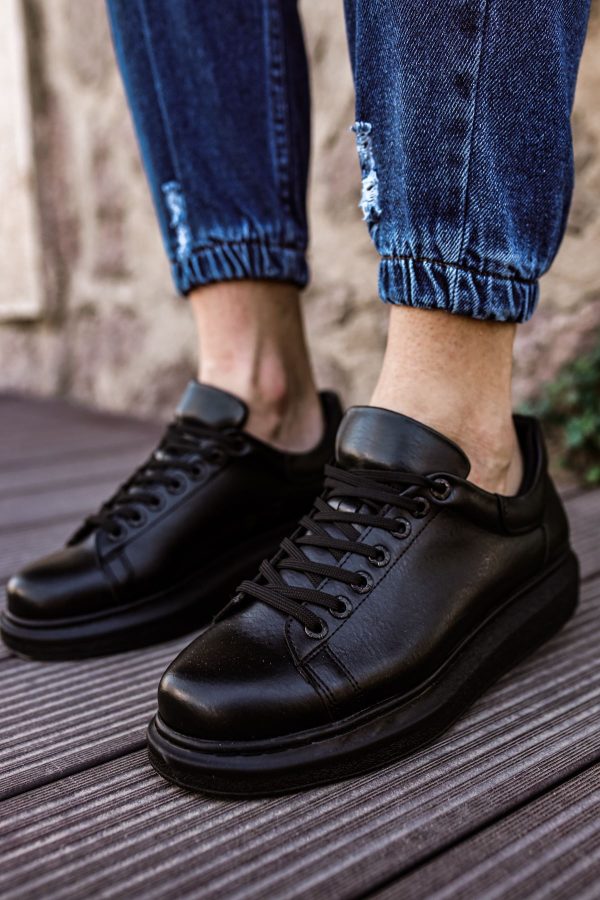 0025062_ch257-cst-estrella-erkek-ayakkabi-siyah Solaress CH257 Erkek Sneaker Siyah