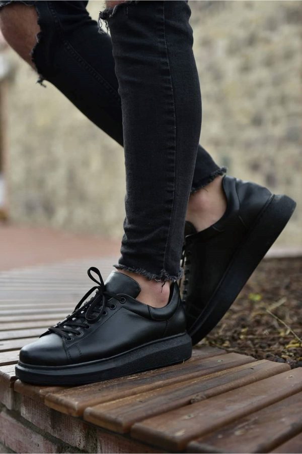 0025063_ch257-cst-estrella-erkek-ayakkabi-siyah Solaress CH257 Erkek Sneaker Siyah