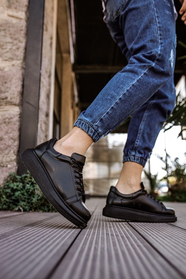 0025064_ch257-cst-estrella-erkek-ayakkabi-siyah Solaress CH257 Erkek Sneaker Siyah