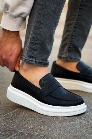 Solaress RS615 Erkek Loafer Ayakkabı Siyah BT