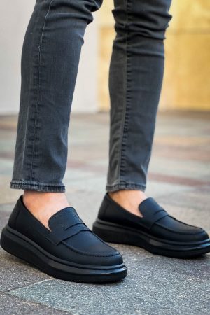 Solaress RS615 Erkek Loafer Ayakkabı Siyah