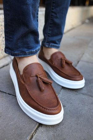 Solaress CH127 Erkek Loafer Taba BT