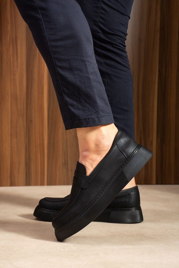 Solaress CH421 Erkek Loafer Ayakkabı Siyah