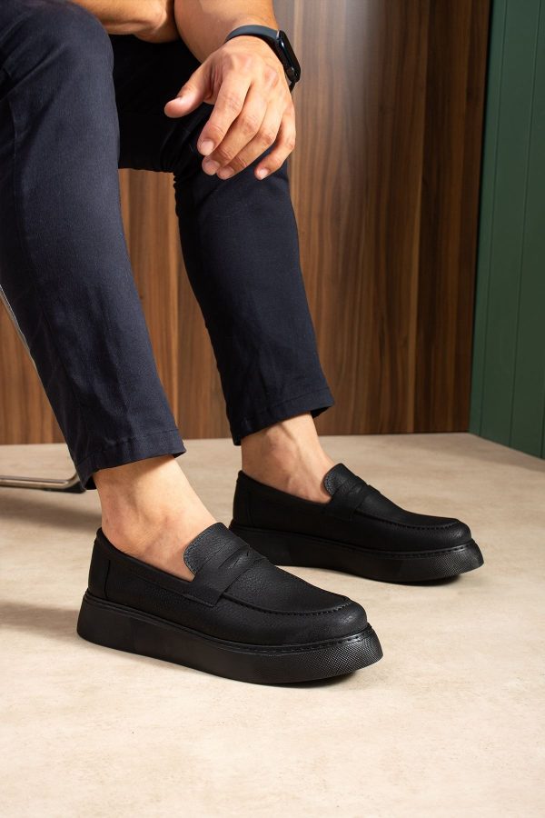 Solaress CH421 Erkek Loafer Ayakkabı Siyah