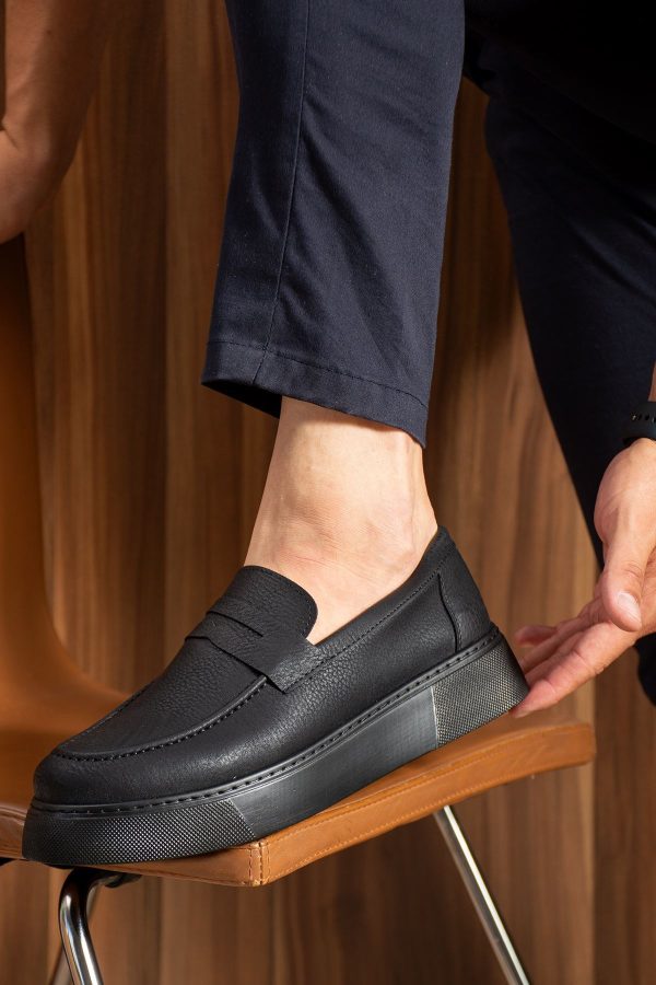 Solaress CH421 Erkek Loafer Ayakkabı Siyah