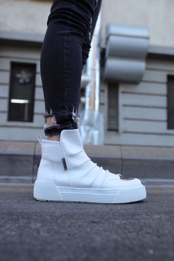 0021895_ch113-crt-swat-erkek-bot-beyaz Solaress CH113 Swat Fermuarlı Moda Erkek Bot